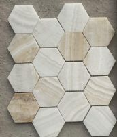 Hexagon Onyx Ivory Honed 3 x 3 10 x 11.5
